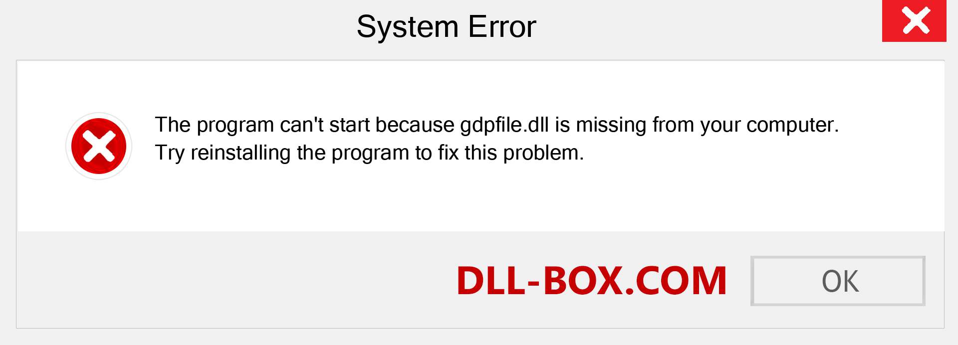  gdpfile.dll file is missing?. Download for Windows 7, 8, 10 - Fix  gdpfile dll Missing Error on Windows, photos, images